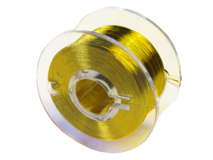 Schönwitz 51057 100m Spule Kupferlackdraht Lackdraht 0,1mm gelb extra dünn