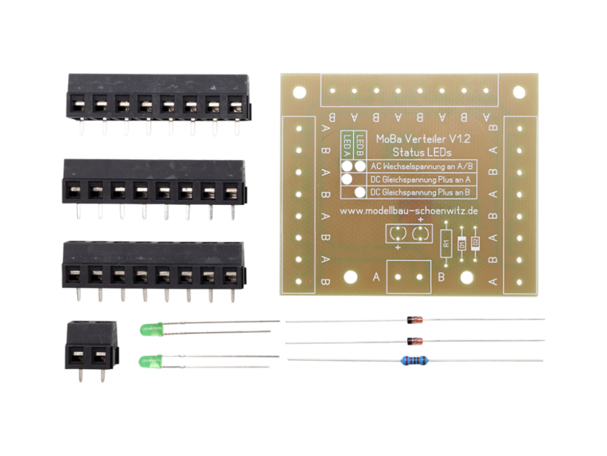 Schönwitz 50096 Stromverteiler MoBa Verteiler V1.2 Bausatz