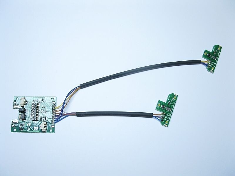 Schönwitz 50212 Umbauset H0 Br232 / Ludmilla Adapter und Beleuchtung - rotlicht innen - ESU