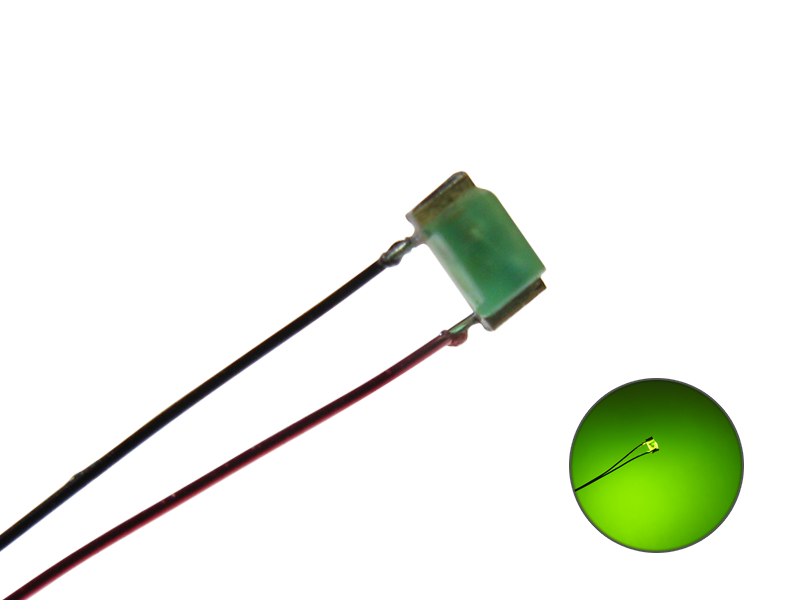 Schönwitz 50240 10 Stück LED SMD 0603 mit Kupferlackdraht grün diffus