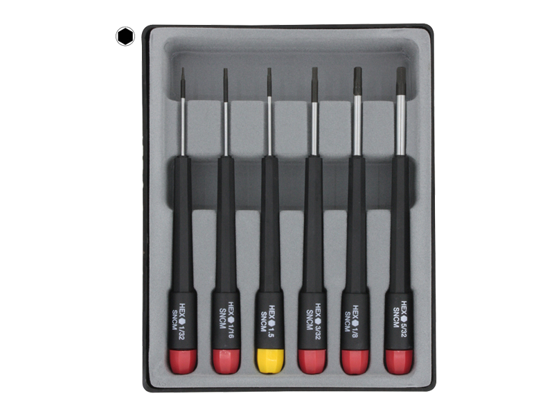 Schönwitz 12462 Sechskant Schraubendreher Set Zoll Hexagon 6-tlg.