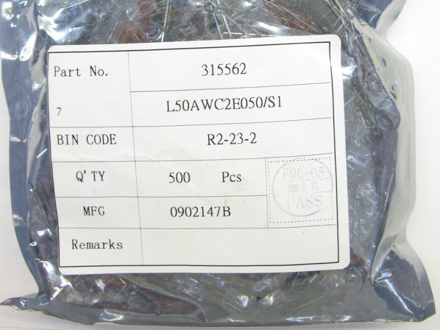 Schönwitz LED-Restposten-9 500 Stück LED THT bedrahtet warmweiß 5mm LuckyLight LL-L50AWC2E-050/S1