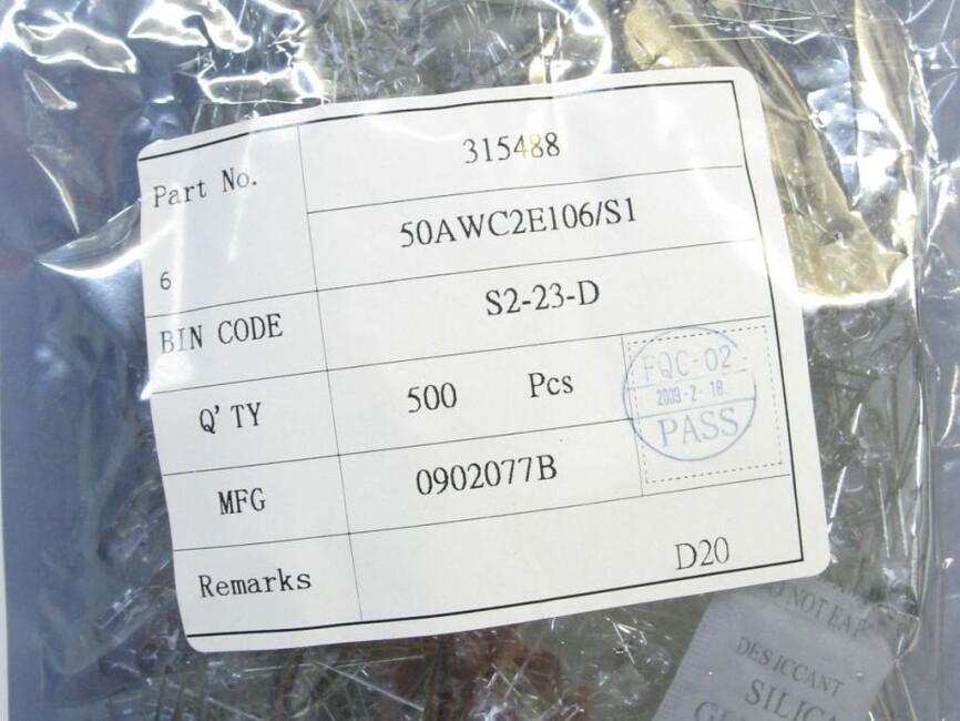 Schönwitz LED-Restposten-11 500 Stück LED THT bedrahtet kaltweiß 5mm LuckyLight LL-50AWC2E-106/S1