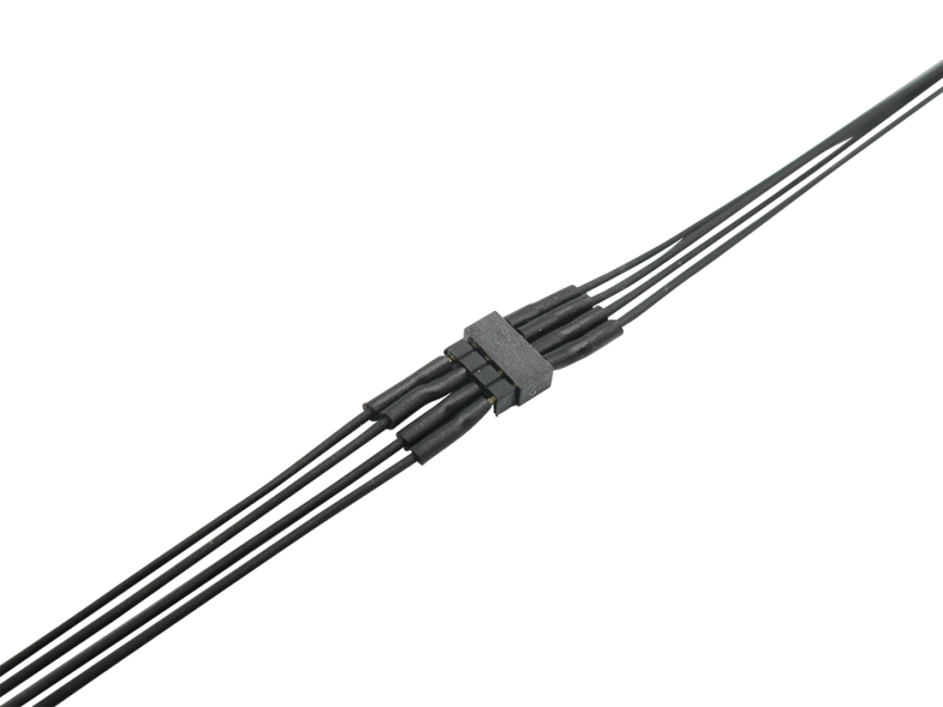 Schönwitz 51230 4 Stück Micro Steckverbinder 4-polig Stecker Buchse mit 0,04mm² Litze