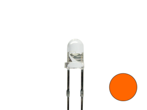 Sch&ouml;nwitz 51278 LED 5mm orange Geh&auml;use klar...