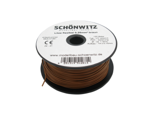 Sch&ouml;nwitz 51281 100 Meter Miniaturkabel Litze...