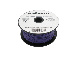 Sch&ouml;nwitz 51283 100 Meter Miniaturkabel Litze...