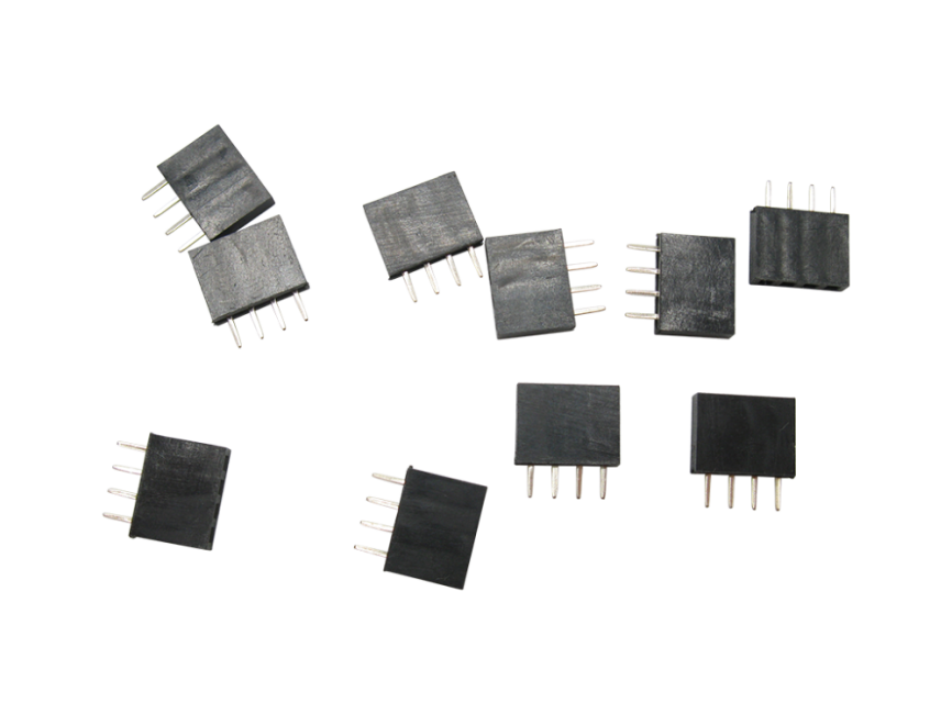 Schönwitz 51262 10 Stück Micro Buchse 4 polig Stiftleiste Steckverbinder RM 2.54