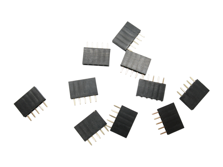 Schönwitz 51264 10 Stück Micro Buchse 5 polig Stiftleiste Steckverbinder RM 2.54