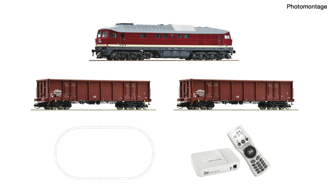 Roco 5190002 Z21 START newGen Digitalset: Diesellokomotive BR 132 Multimaus, DR, Ep. V