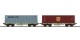 ESU 36605 Containertragwagen 2er-Set, H0, Sgmmns, Container MSKU + MSDU, DC