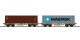 ESU 36607 Containertragwagen 2er-Set, H0, Sgmmns, Container TGBU + MSKU, DC