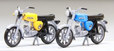 KRES 10150 2x Simson S50 gelb und blau, Komplettmodelle