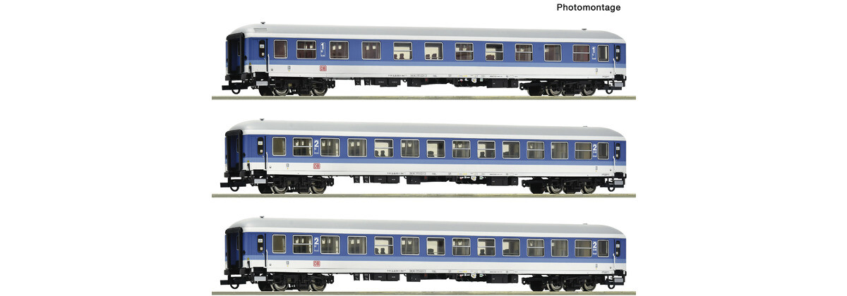 Roco 6200288 3-tlg. Set 1: Reisezugwagen Interregio, DB-AG, Ep. V