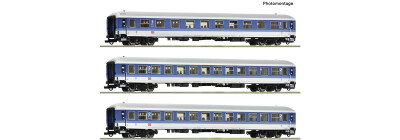 Roco 6200288 3-tlg. Set 1: Reisezugwagen Interregio,...