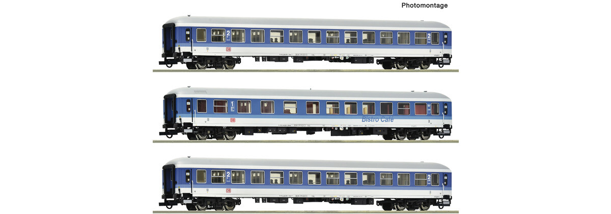 Roco 6200289 3-tlg. Set 2: Reisezugwagen Interregio, DB-AG, Ep. V