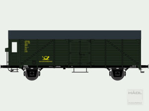 H&Auml;DL 113255 Postk&uuml;hlwagen c/10,8, DBP, Ep. III