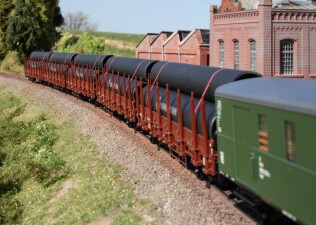 M&auml;rklin 46563 Rungenwagen-Set 1 mit...