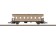 M&auml;rklin 87519 2-achsiger Personenwagen mit Echtbronze-Aufbau