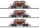 Minitrix 15465 Wagen-Set Dienstg&uuml;terschotterwagen