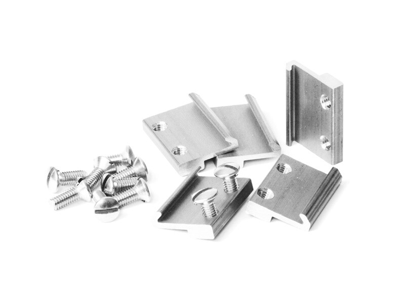 Massoth 8100231 Schienenverbinder G, 15mm, vernickelt (50/Pack)