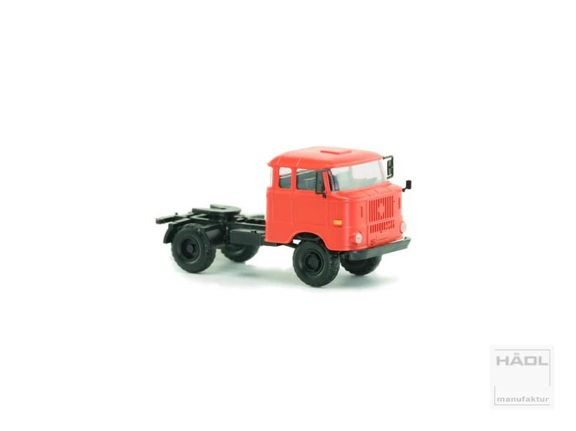 HÄDL 121049-11 IFA W50LA Speditionskabine Sattelzugmaschine, Ballonräder, Verkehrsrot