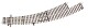 Roco 42474 Bogenweiche links BWl5/6 (alt 42470)