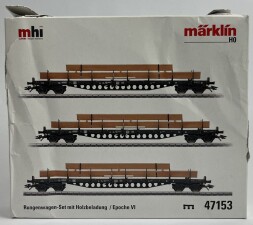 B-Ware M&auml;rklin 47153 H0 Rungenwagen-Set Rs 684...