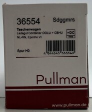 B-Ware ESU 36554 H0 Taschenwagen Sdggmrs 31 84 495 5...