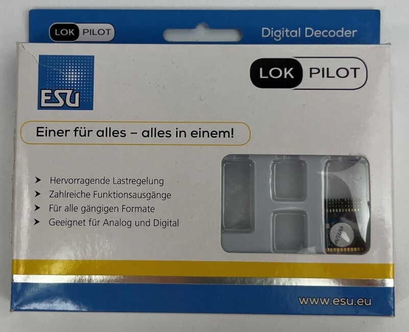 B-Ware ESU 59612 LokPilot 5 Multiprotokolldecoder DCC/MM/SX/M4, PluX22 NEM658