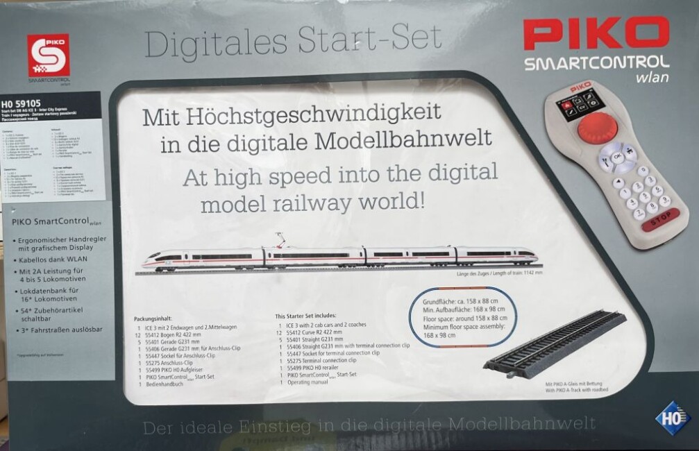 B-Ware PIKO 59105 SmartControl WLAN ICE 3 4teilig Ep. VI DB AG