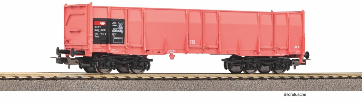 PIKO 98559F4 Hochbordwg. Eaos SBB V, pink, #4
