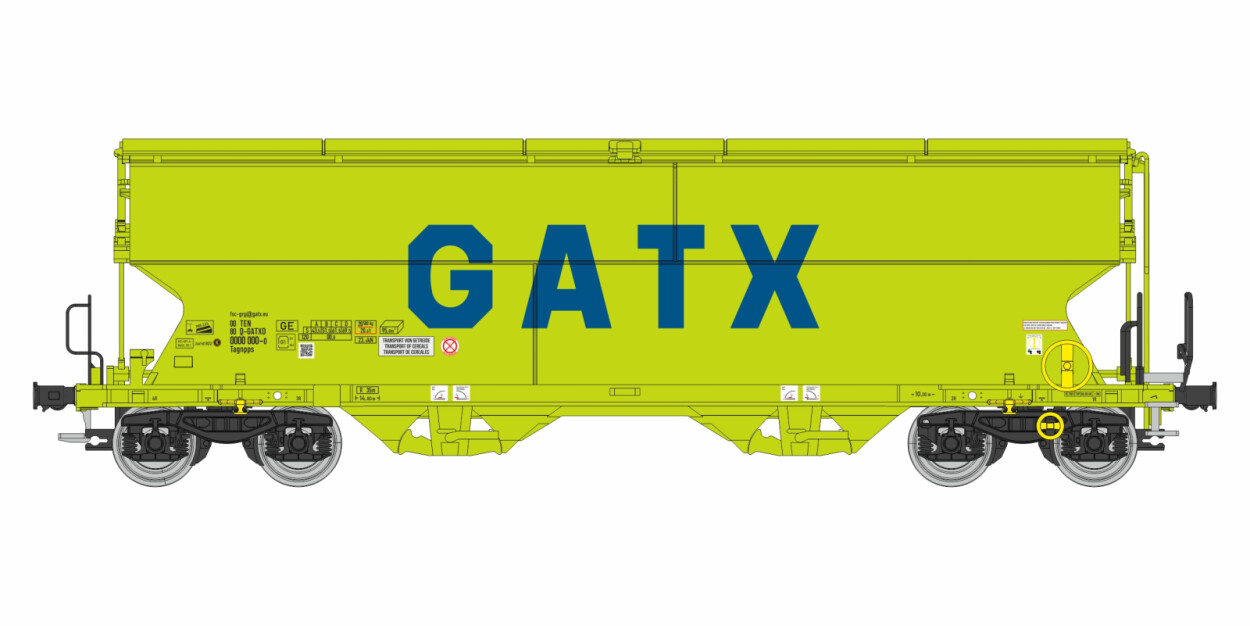 igra 96300000 Getreidewagen Tagnpps 95 GATX großes Logo Ep. VI