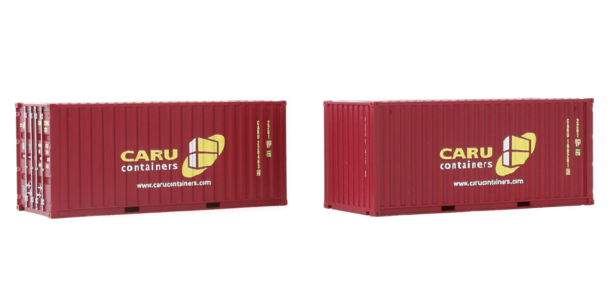 igra 98010024 2-tlg set Container 20‘ Caru - Low Cube Ep. VI