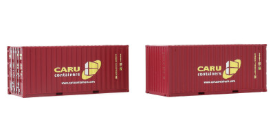 igra 98010024 2-tlg set Container 20&lsquo; Caru - Low...