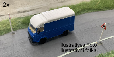 igra 66518108 Avia/MAN/Saviem Kastenwagen 2St. H0 KIT Ep....