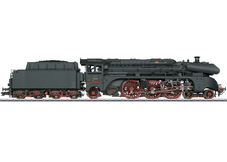 Märklin 55178 Dampflok BR18 314 Kohle, DR, Ep.III, MFX-Sound, gealtert von Becasse Weathering