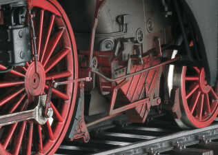 M&auml;rklin 55178 Dampflok BR18 314 Kohle, DR, Ep.III, MFX-Sound, gealtert von Becasse Weathering
