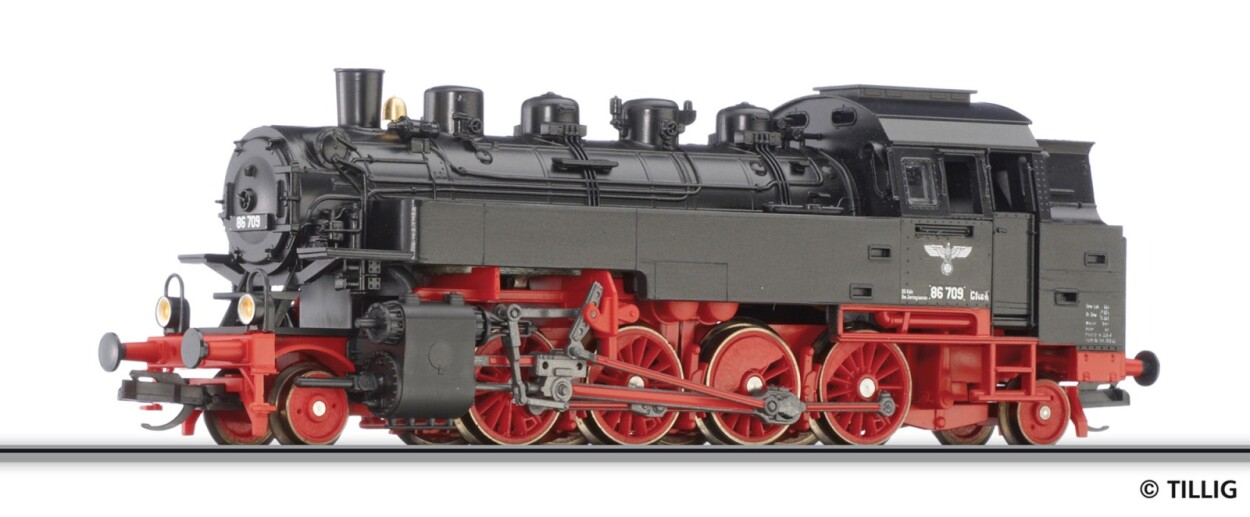 Tillig 502573 Dampflokomotive 86 709 der DRG, Ep.II (ex. 02173)