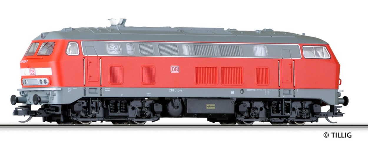 Tillig 502586 Diesellokomotive BR 218 010-7 der DBAG, Ep.V (ex. 02710)