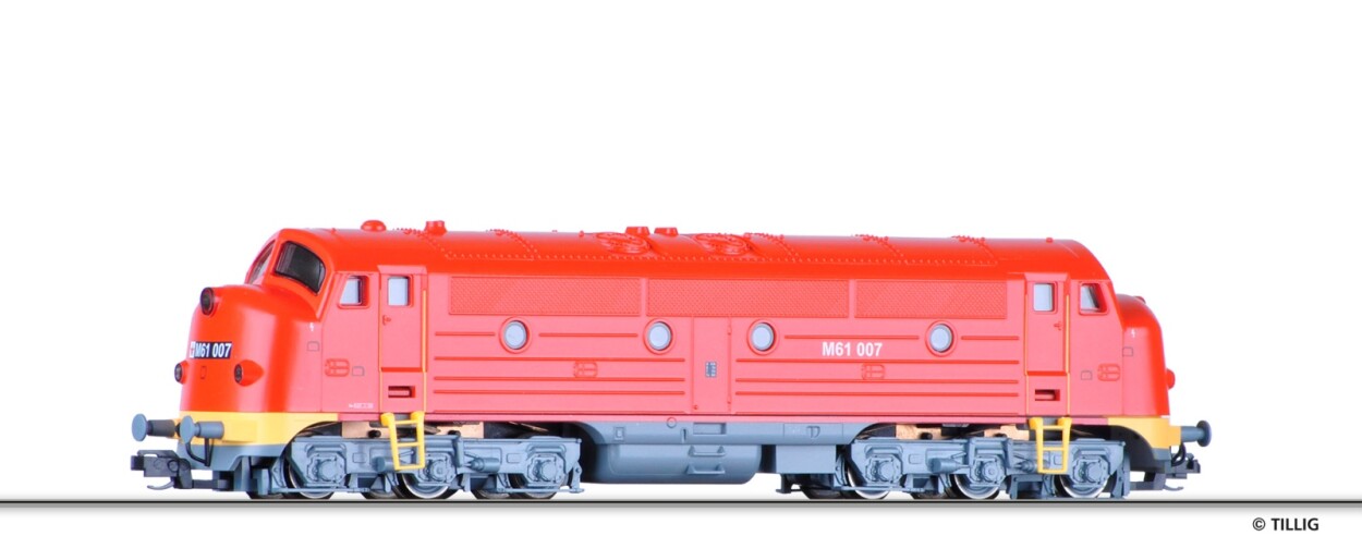 Tillig 502589 Diesellokomotive M61 007 (NOHAB) der MAV, Ep.IV (ex. 04535)