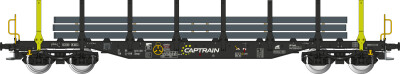 Albert Modell 461012 Flachwagen Smnps, schwarz/gelb,...