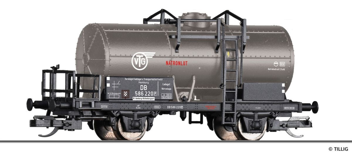 Tillig 95781 Kesselwagen „VTG“, eingestellt bei der DB, Ep. III