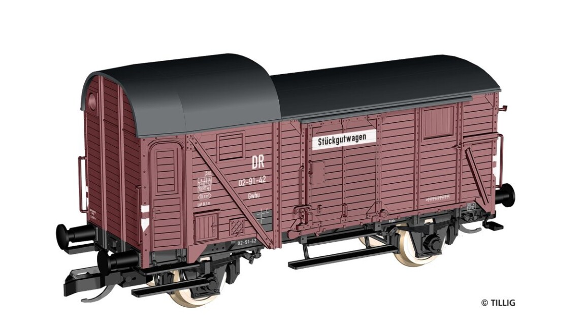 Tillig 502902 Stückgutwagen Gwhu der DR, Clubmodell 2027