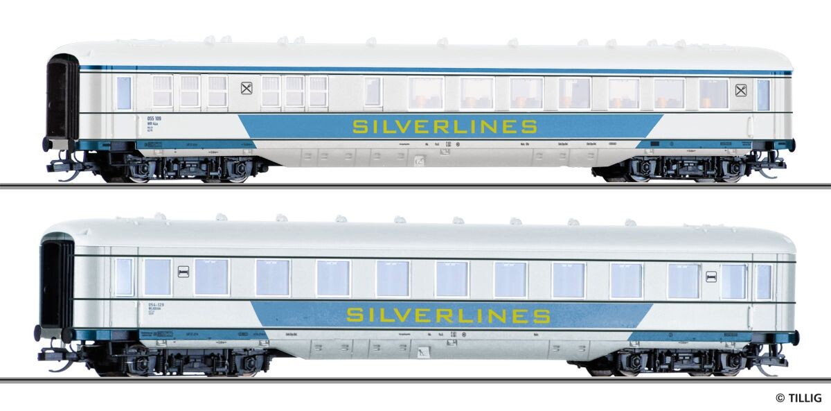 Tillig 502903 Ergänzungs-Set "Silverlines", Clubmodell 2027