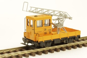 M&amp;M Modell SKL24 mit Drehleiter in orange, DR, Fertigmodell, TT