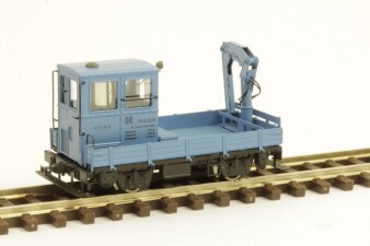 M&amp;M Modell SKL24 mit Ladekran in blau, DR,...