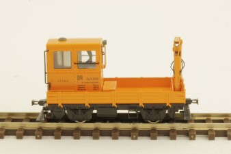 M&amp;M Modell SKL24 mit Ladekran in orange, DR, Fertigmodell, TT