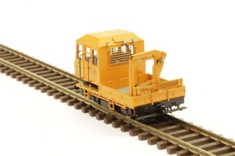M&amp;M Modell SKL25 mit Ladekran in orange, DR, Fertigmodell, TT