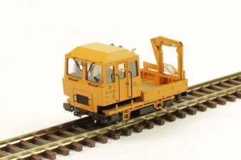 M&amp;M Modell SKL25 mit Ladekran in orange, DR, Fertigmodell, TT